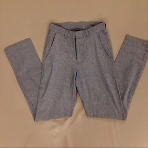 American Apparel High Waisted Chambray Trousers